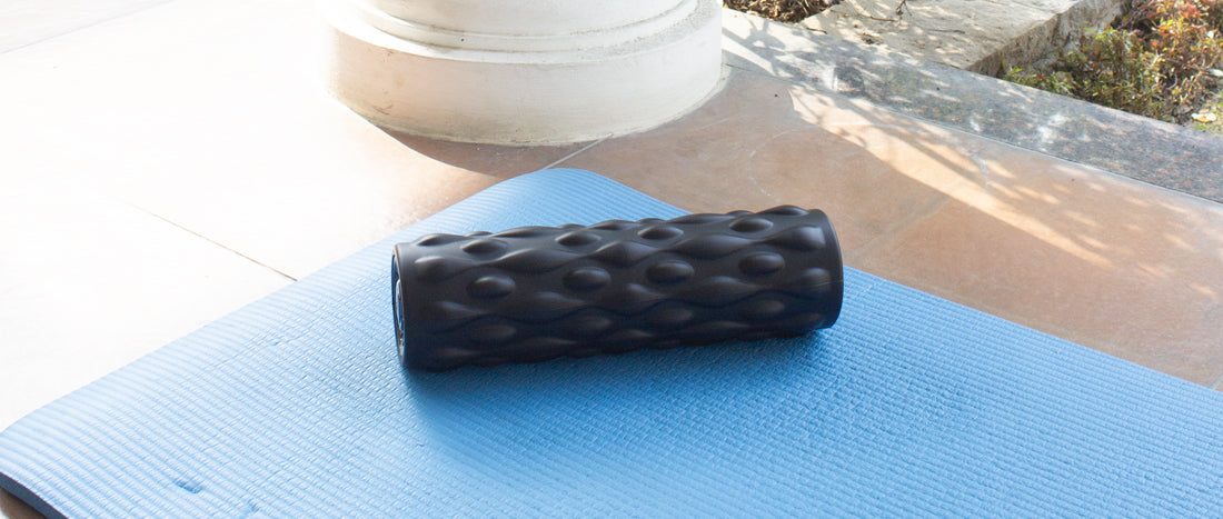 Immediate Stress Relief by Vibrating Yoga Roller