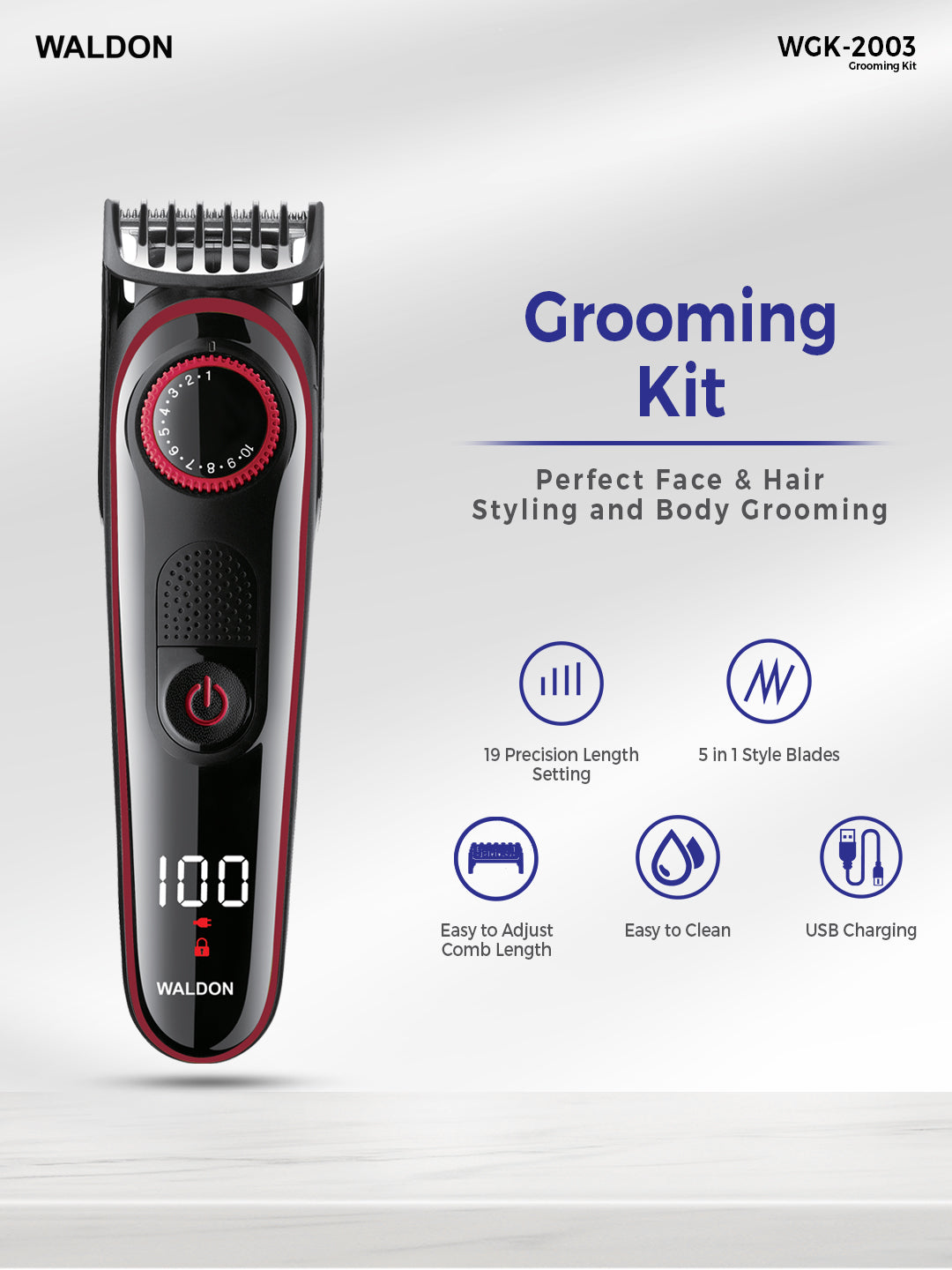 Grooming Kit - 5 in 1 WGK - 2003