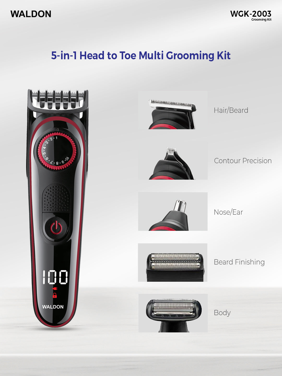 Grooming Kit - 5 in 1 WGK - 2003