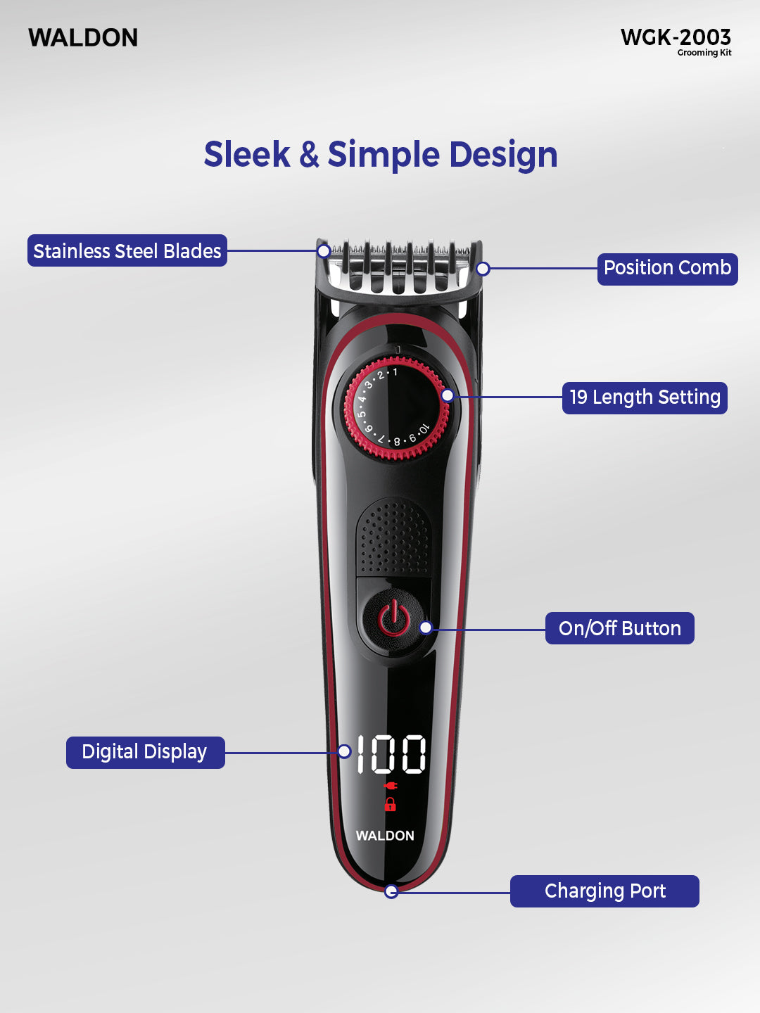 Grooming Kit - 5 in 1 WGK - 2003